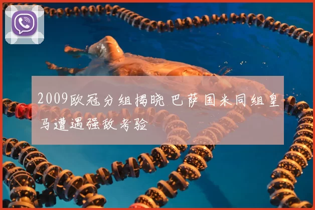 2009欧冠分组揭晓 巴萨国米同组皇马遭遇强敌考验